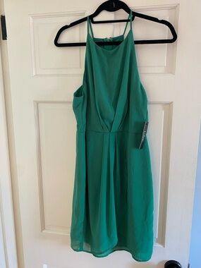 Lulu’s Green Sleeveless Dress NWT